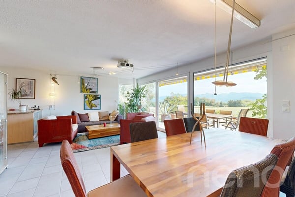 Maison mitoyenne avec vue sur les montagnes à Savigny 2