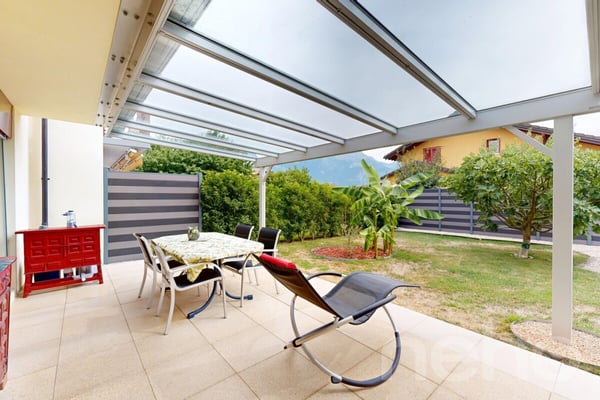 Maison avec jardin et terrasse plein sud à Collombey idéalement située 12