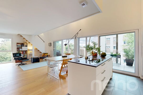 DUPLEX CONTEMPORAIN LUMINEUX, M1 ET EPFL À QUELQUES PAS 3
