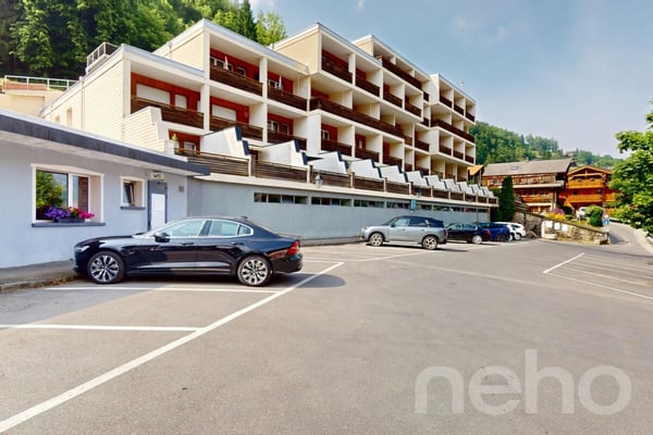 Appartement entièrement rénové plein centre Champéry, vue panoramique 11