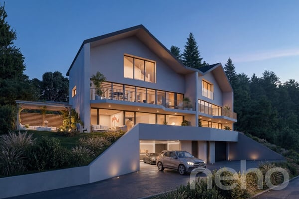 Villa d'architecte avec vue imprenable sur le lac ? Permis en force 7