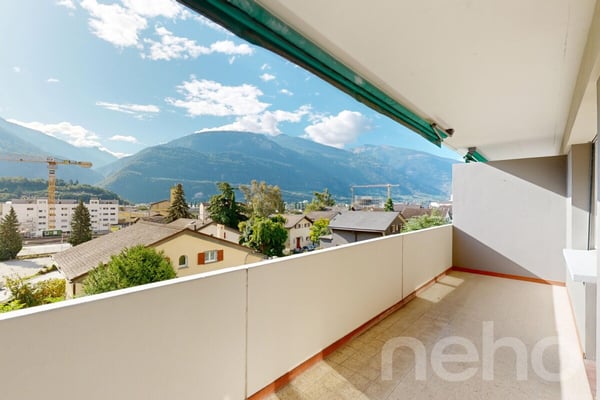 Spacieux studio au c?ur de Sierre avec balcon plein sud 12