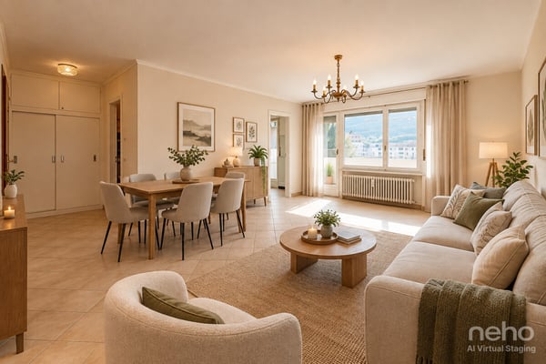 Spacieux studio au c?ur de Sierre avec balcon plein sud 2