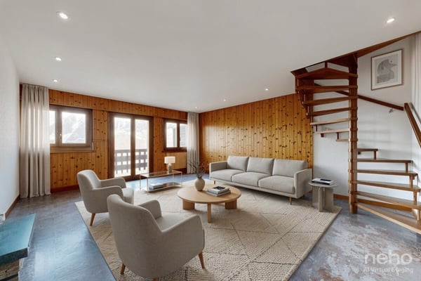 Duplex plus une chambre indépendante avec vue panoramique