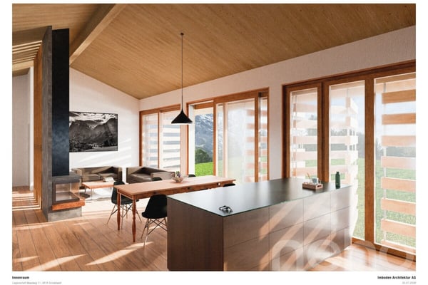 Wohnen unterm Giebel: 3.5-Zimmer, viel Holz und Eigerblick 4