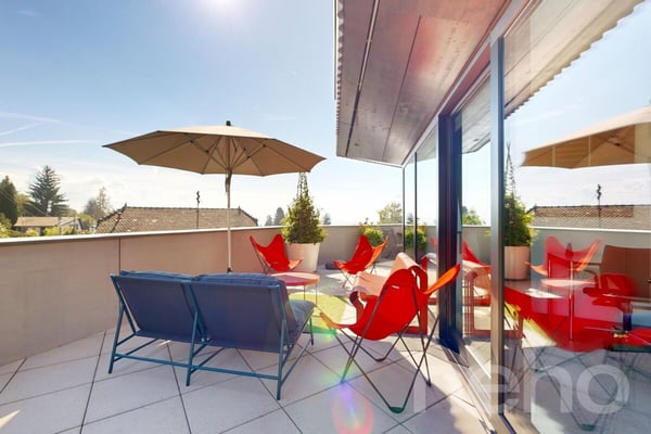 Magnifique appartement en attique au calme absolu à Chailly 8