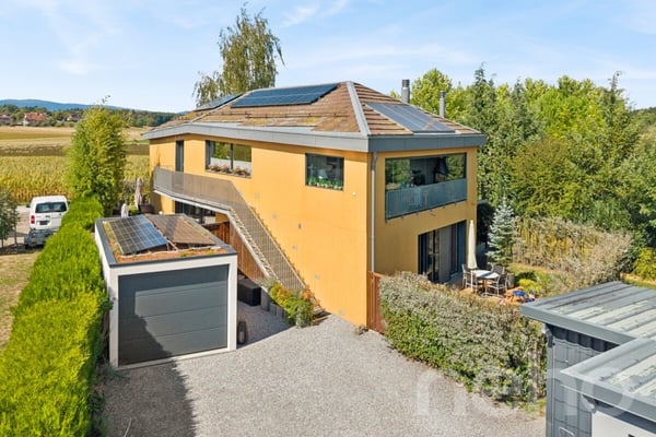 Villa contemporaine avec studio indépendant aux portes de Lausanne