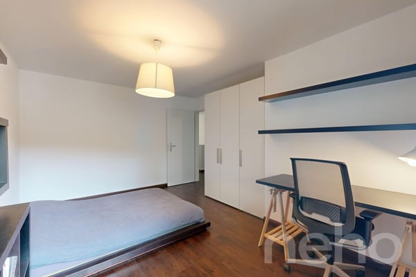Superbe duplex contemporain : L'espace et le jardin d'une maison 9