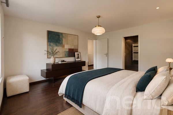 Superbe duplex contemporain : L'espace et le jardin d'une maison 8