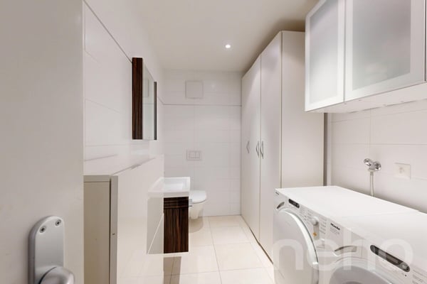 Superbe duplex contemporain : L'espace et le jardin d'une maison 12
