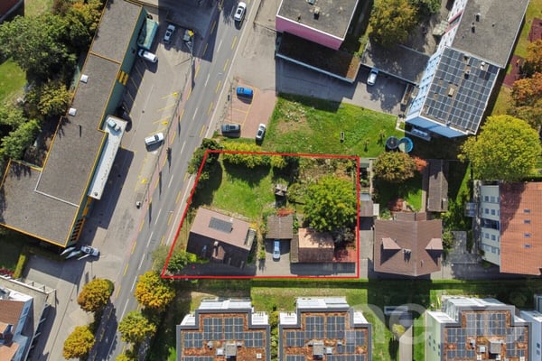 Grundstück in Burgdorf: 1'307 m² in der Wohnzone 3 4