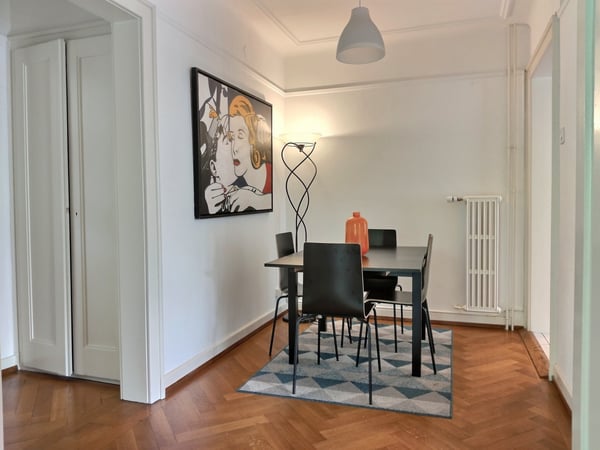 Magnifique appartement meublé de 1.5 pièces avec balcon à Lausanne 5