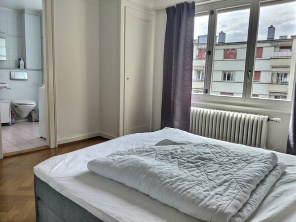 Magnifique appartement meublé de 1.5 pièces avec balcon à Lausanne 8