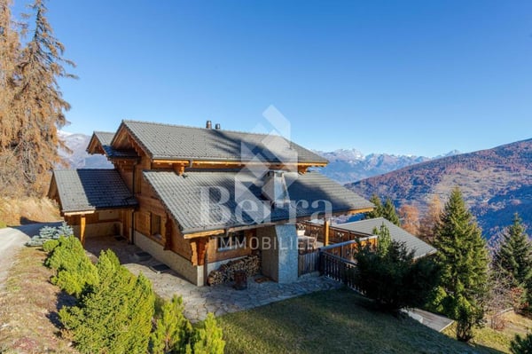 Magnifique chalet de haut standing avec vue panoramique sur les Alpes 9