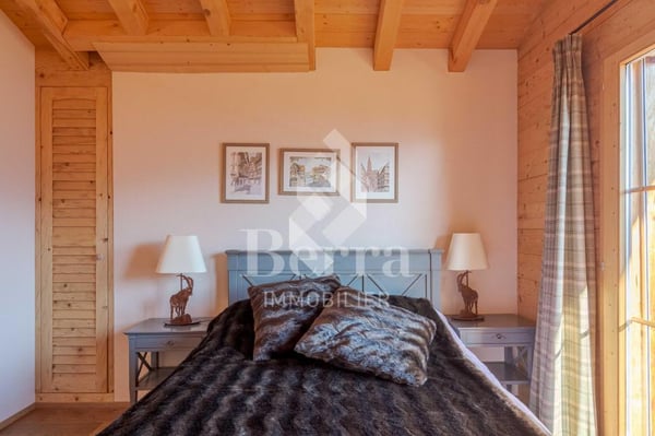 Magnifique chalet de haut standing avec vue panoramique sur les Alpes 13