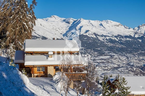 Magnifique chalet de haut standing avec vue panoramique sur les Alpes 11