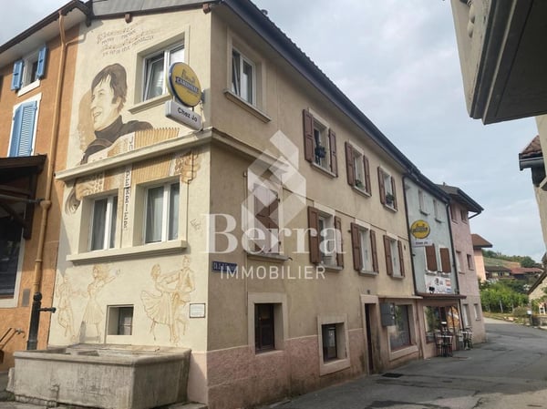 Immeuble mixte avec café-bar et appartements - au coeur du vieux village de Saxon 1