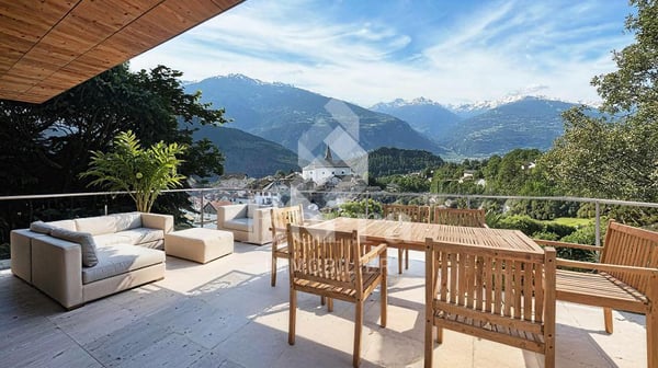 Les Perrons de St-Romain : rez-jardin, superbe vue 13