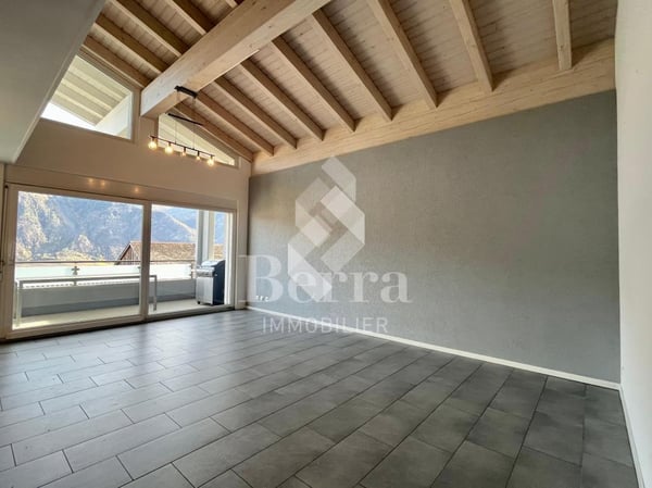 Superbe duplex de 1.5 pièces à louer au centre de Chamoson ! 2