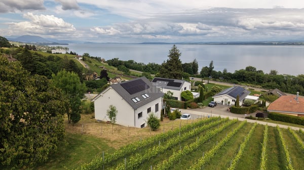 Maison récente de trois appartements avec vue sur le lac 2