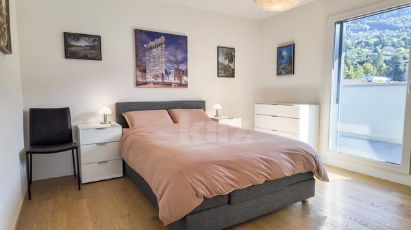 Magnifique attique avec grande terrasse et vue sur le lac 10