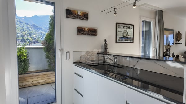 Magnifique attique avec grande terrasse et vue sur le lac 8