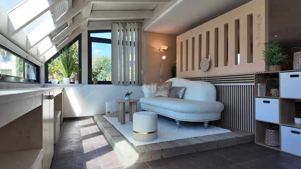 Superbe duplex avec terrasse, jardin et jardin d'hiver 2