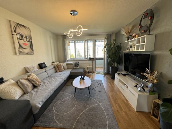 Appartement traversant de 4.5pce