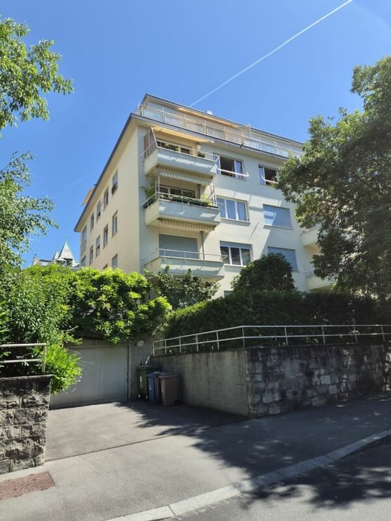 Lausanne quartier sous-gare : chambre individuelle 2
