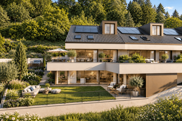 Chardonne - Magnifique villa accolée neuve de 6.5 pces avec une vue imprenable sur le Léman 3