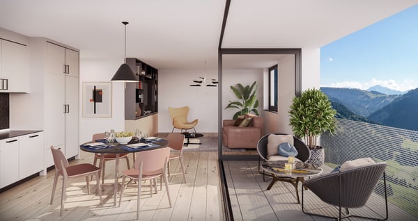 DUPLEX DANS LES COMBLES AVEC LOGGIA - VUE PANORAMIQUE - EN EXCLUSIVITÉ 7