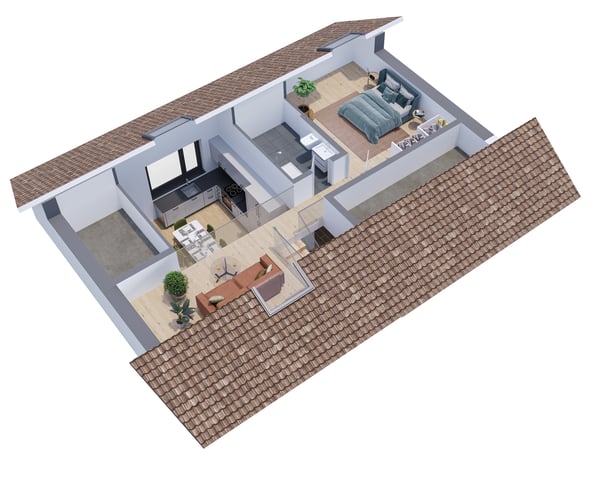 DUPLEX DANS LES COMBLES AVEC LOGGIA - VUE PANORAMIQUE - EN EXCLUSIVITÉ 8