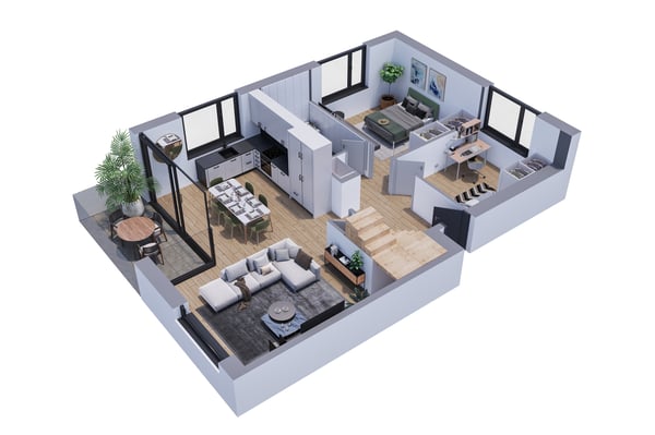 DUPLEX DANS LES COMBLES AVEC LOGGIA - VUE PANORAMIQUE - EN EXCLUSIVITÉ 7