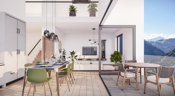 APPARTEMENT AVEC TERRASSE ET JARDIN - VUE PANORAMIQUE - EN EXCLUSIVITÉ 6