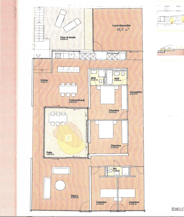 Spacieux appartement contemporain de 1.5 pièces avec patio - env. 240 m² habitables 19