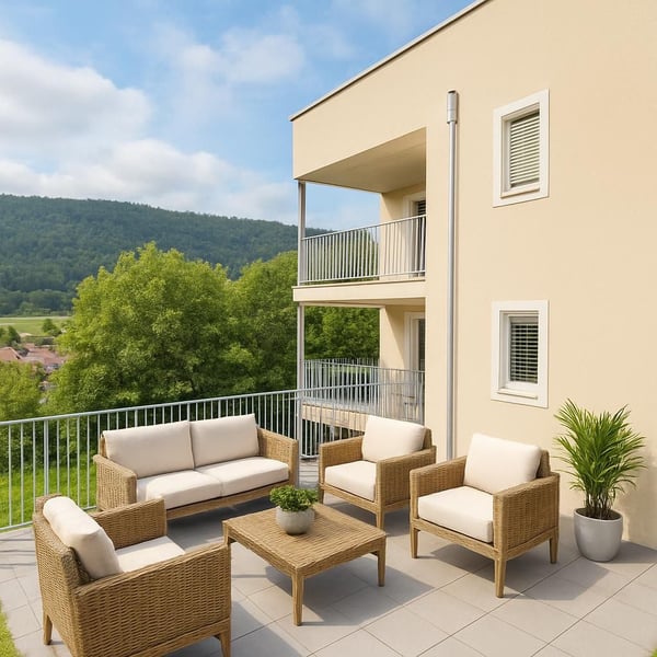 Appartement neuf 4.5 pièces au rez avec aménagement perso – balcon et jardin 9