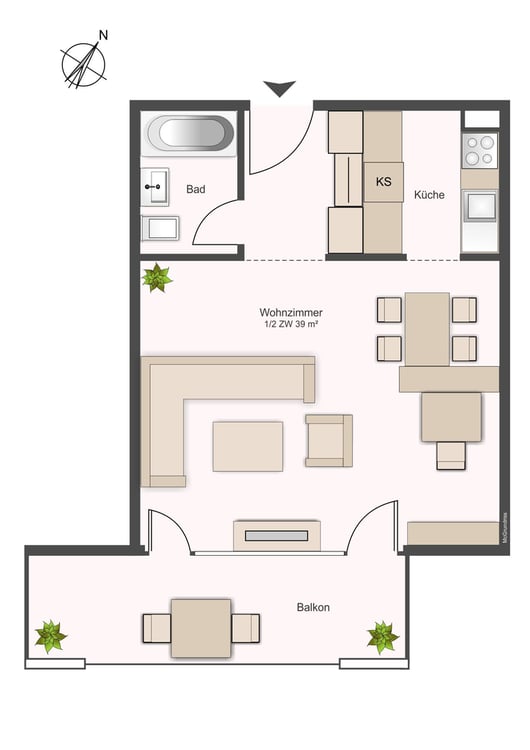 1.5-Zimmerwohnung in der Länggasse Nähe Uni und Bahnhof 6