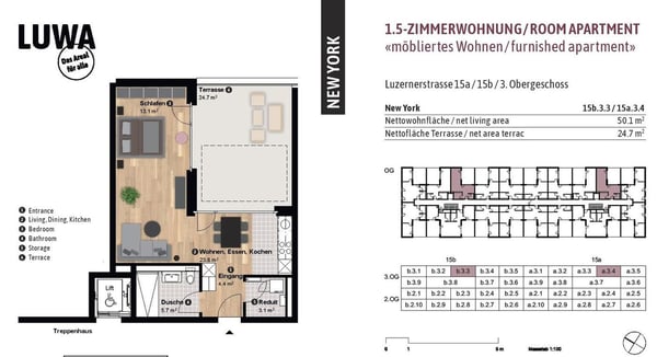 Vollausgestattete 2.5-Zimmer-Wohnung - Zentral und elegant 8