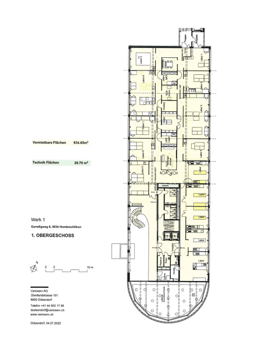 🥼 🧪 Modern ausgebaute Laborräume ab 25m2 bis 65m2 5