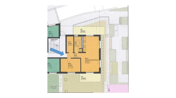 Moderne 1.5 Zimmer-Erdgeschosswohnung mit 60m2 Gartenfläche 13