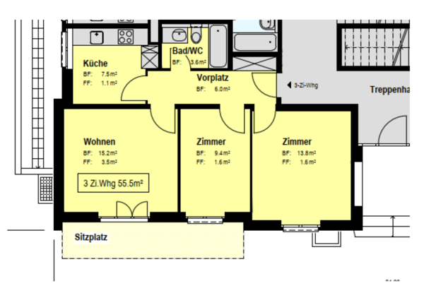 Charmante 4-Zimmer-Wohnung an ruhiger Lage 14
