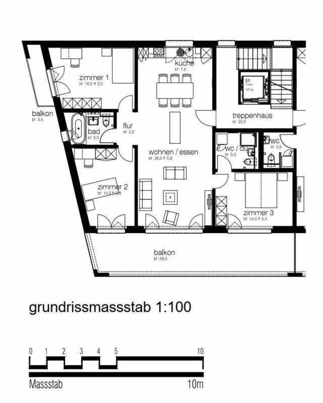 Traumhafte Wohnung mit grossem Balkon!