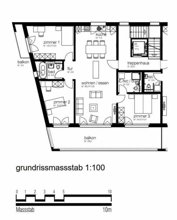 Traumhafte Wohnung mit grossem Balkon! 10