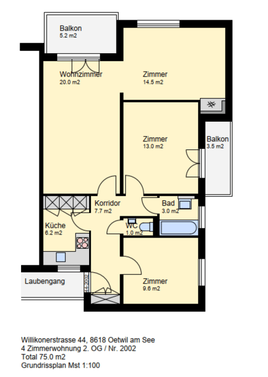 Grosszügige 4-Zimmer-Wohnung an zentraler Lage 10