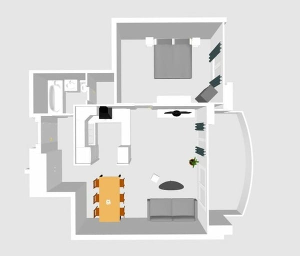 2.5-Zimmer-Wohnung in grüner Umgebung 13