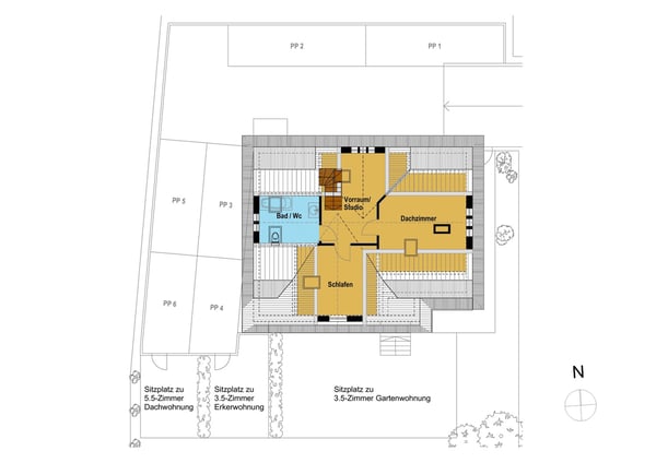 Altbau 5.5-Zimmer-Maisonette-Wohnung mit Weitsicht in Arbon 12