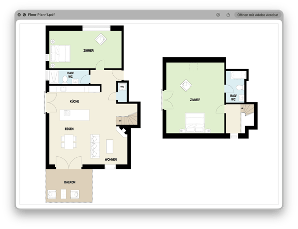Luxuriöse 3 1/2 Minergie Maisonette Dach-Wohnung mit atemberaubende Aussicht und Balkon 22
