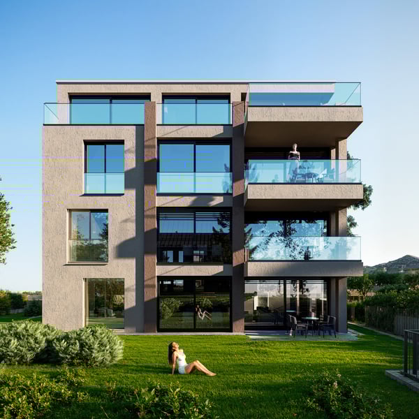 Projektankündigung Hochwertige 1.5 Zimmer Gartenwohnung Obfelden 2