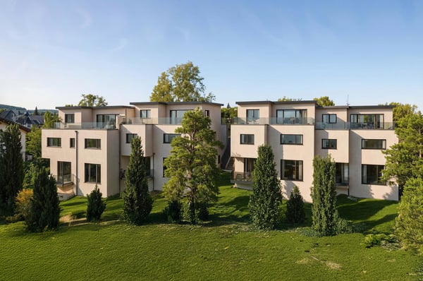 Terrassierte Neubau Haushälfte an erhöhter Lage 2