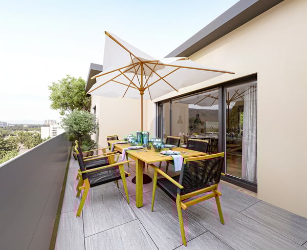 Terrassierte Neubau Haushälfte an erhöhter Lage 9